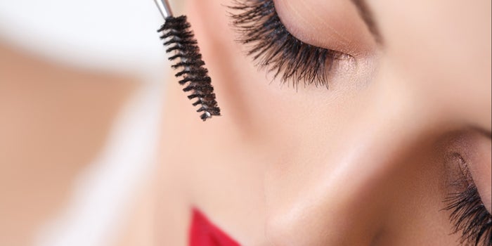 mascara woman pretty cute attractive ready morning makeup