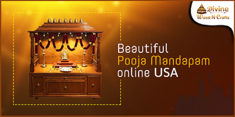 beautiful pooja mandapam online usa