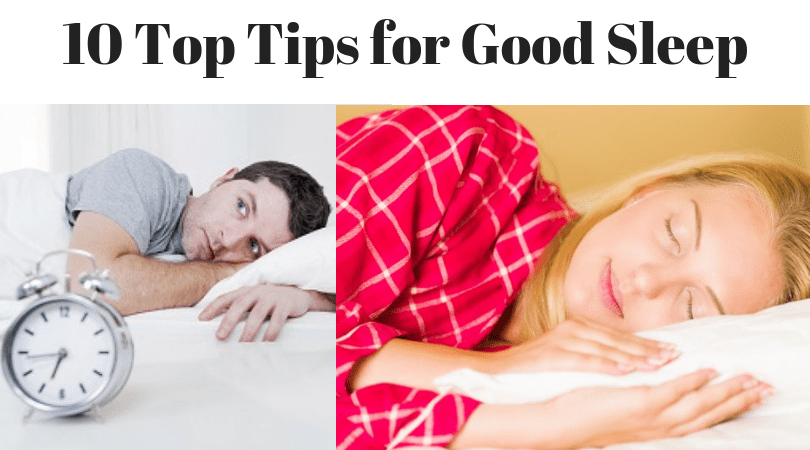 Top Good Sleeping Tips