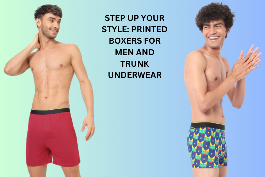 Step Up Your Style: Printed Boxers for Men And trunk Underwear